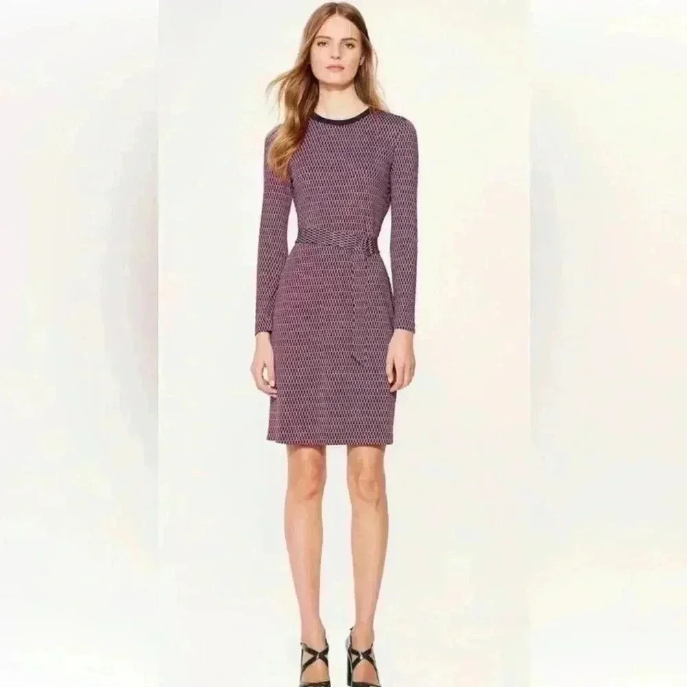 Tory Burch Maple Flower Cadena Musee Dress Womens Size XSmall